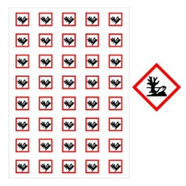 Pictogrammes SGH pour repiquage sur marqueurs de tuyauterie