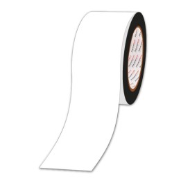 Rouleau de bande magnétique blanche