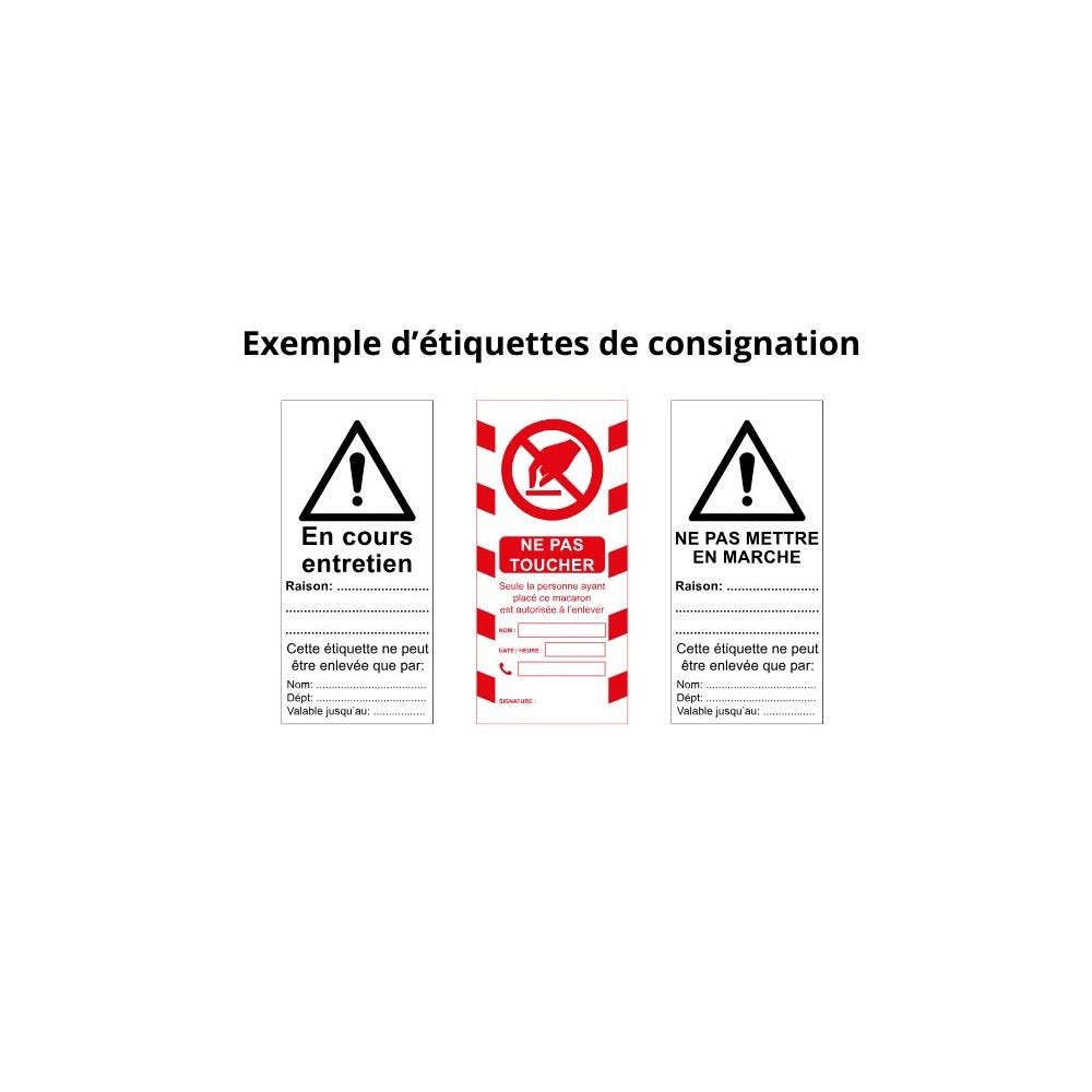 Rouleau de consignation TAG