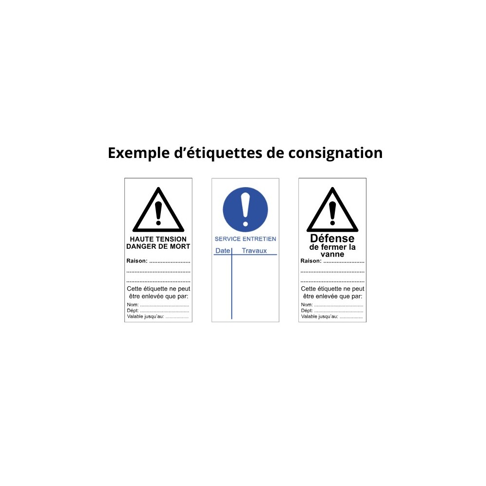 Rouleau de consignation TAG