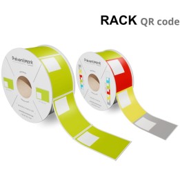 Etiquette marquage et repérage de racks et palettiers, modèle B - QR code