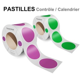 Rouleaux de pastilles prédécoupées