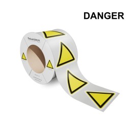 Rouleau pictogrammes Danger préimprimés et prédécoupés