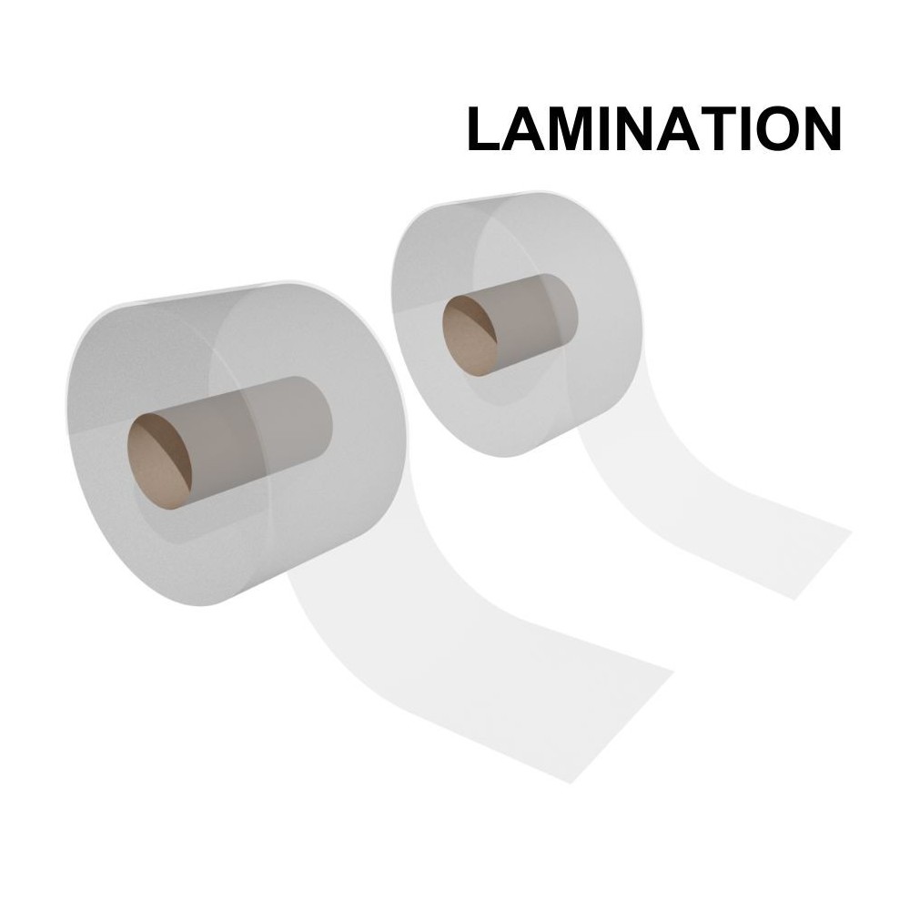 Rouleaux transparents adhésifs de lamination MP200 pour la protection de vos étiquettes