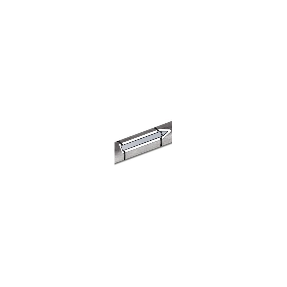 Support en aluminium pour marqueurs de tuyauterie