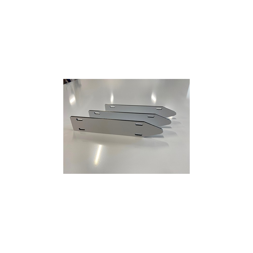 Support en aluminium pour marqueurs de tuyauterie