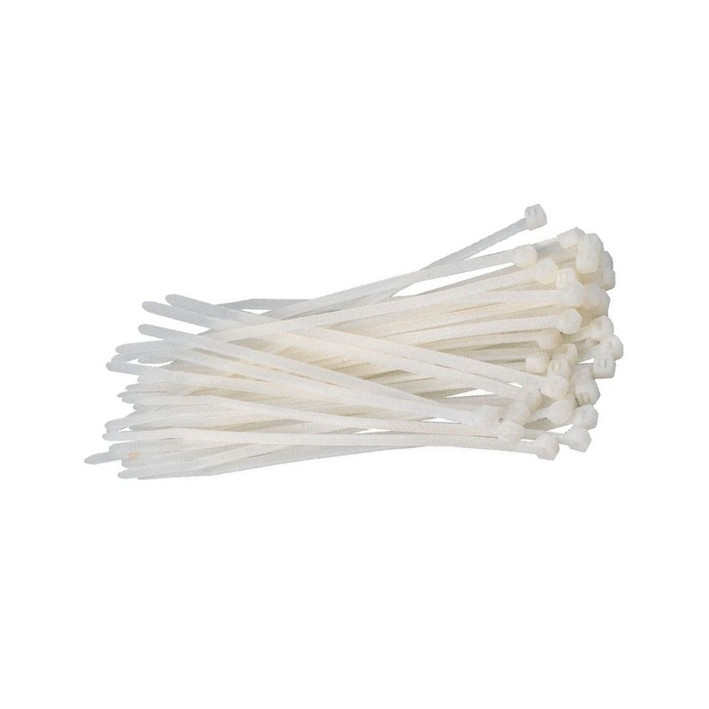 Colliers de fixation incolores, sachet de 100
