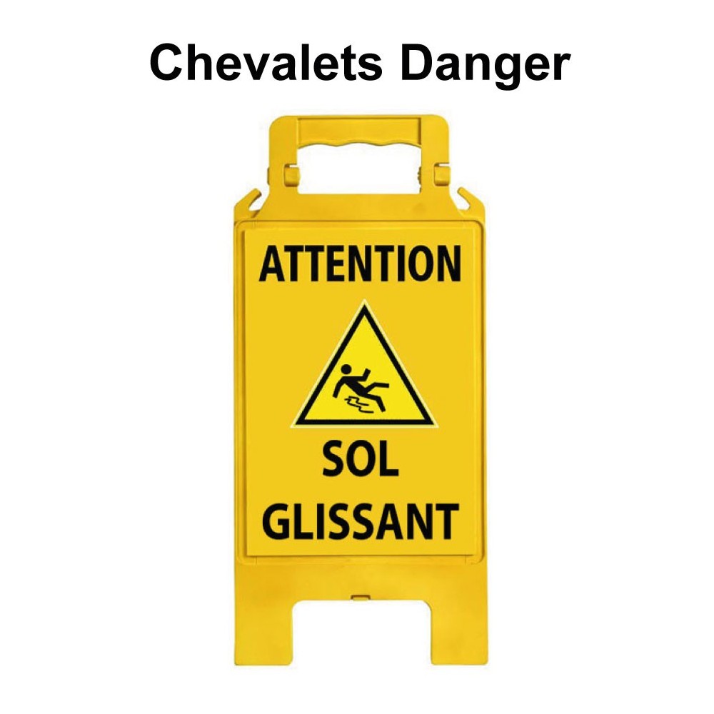 Chevalet de signalisation Danger