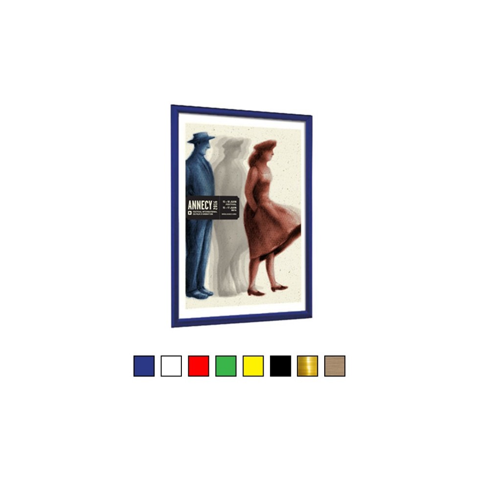 Cadres Clic-Clac couleurs - coins angles droits