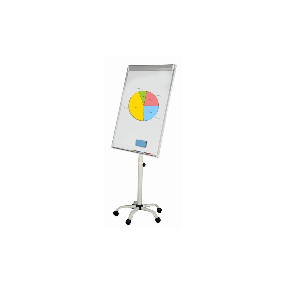 Chevalet Paperboard mobile pied en étoile