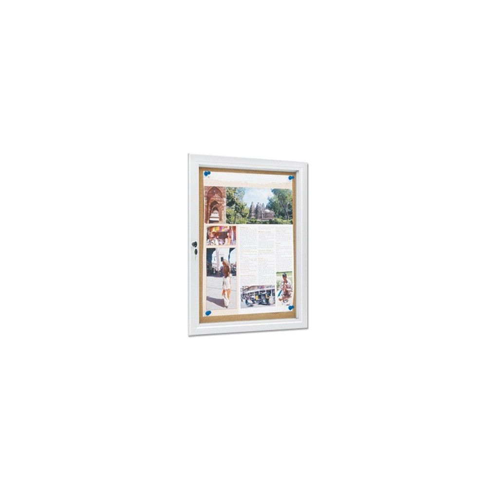 Vitrines intérieur/extérieur fond en liège