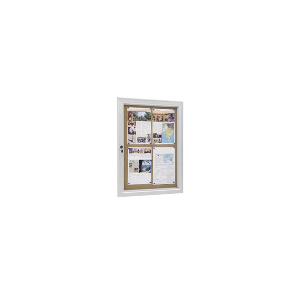 Vitrines intérieur/extérieur fond en liège
