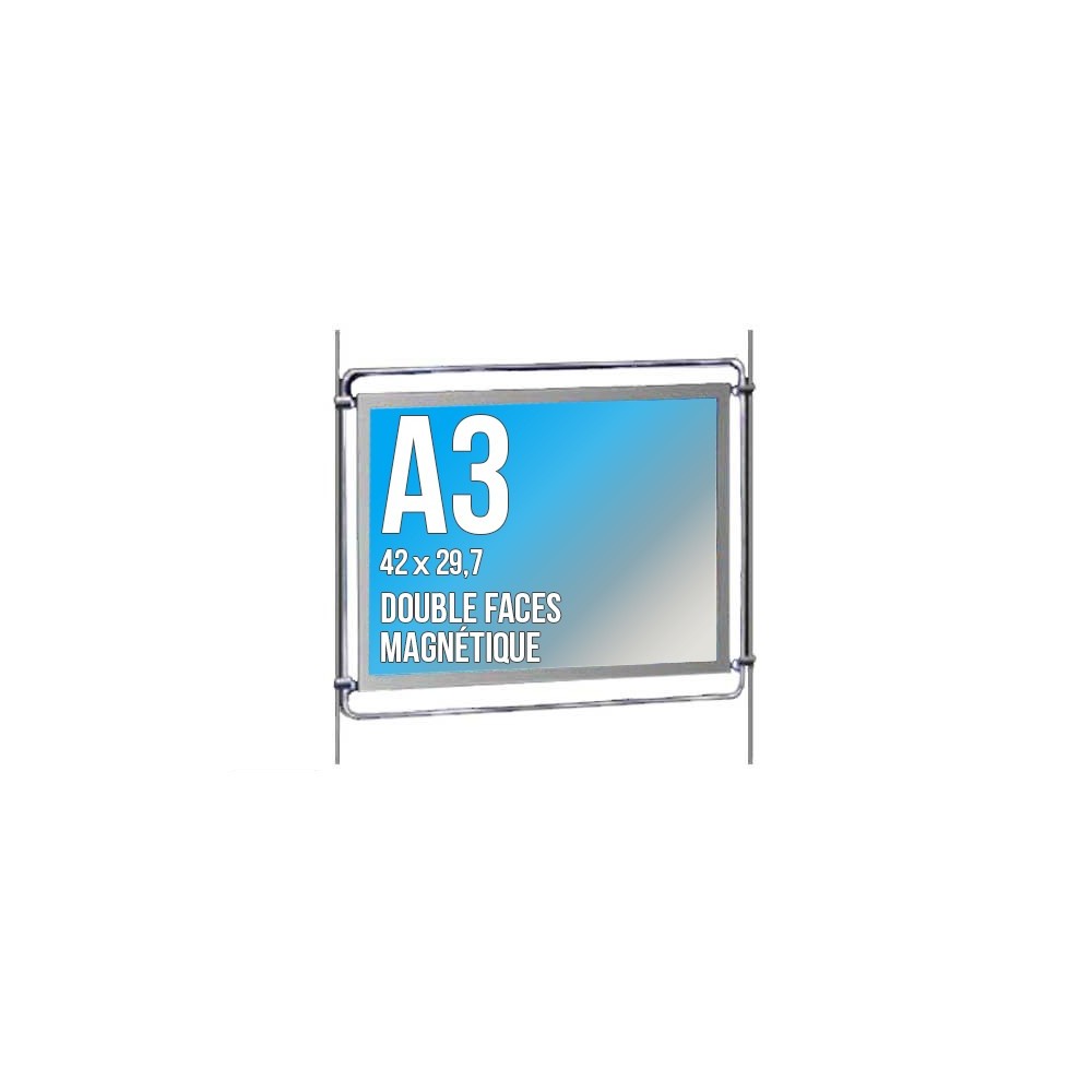 Porte-affiches lumineux, LED, Suspendus