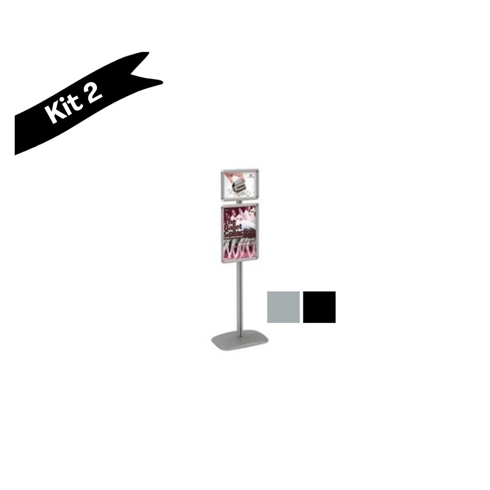 Porte-affiches Cadro-Clic sur pied - Hauteur 133 cm