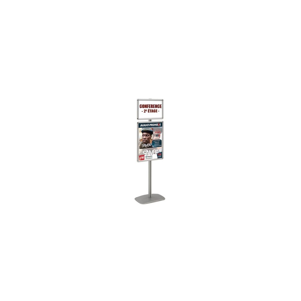 Porte-affiches Cadro-Clic sur pied - Hauteur 158 cm