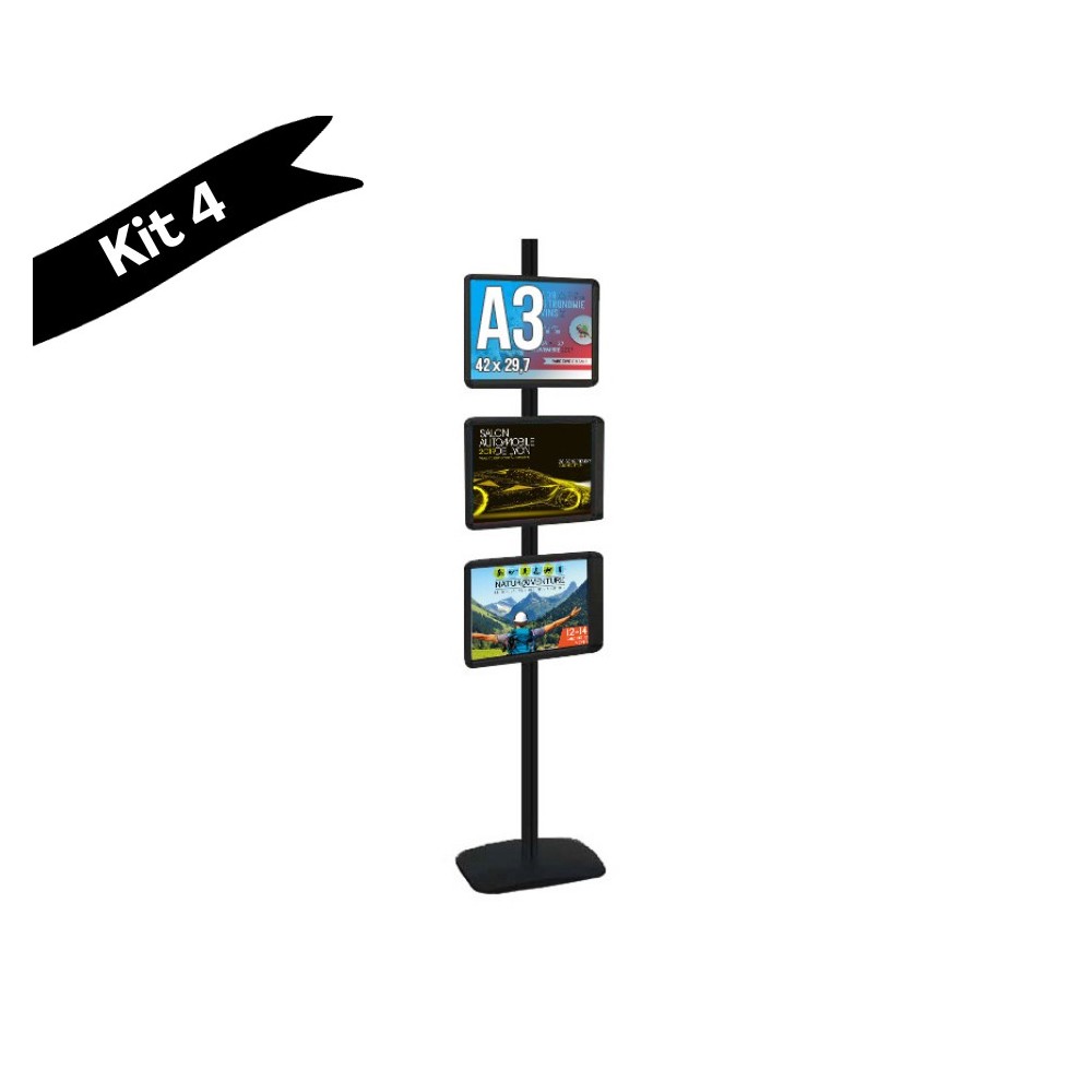 Porte-affiches Cadro-Clic sur pied