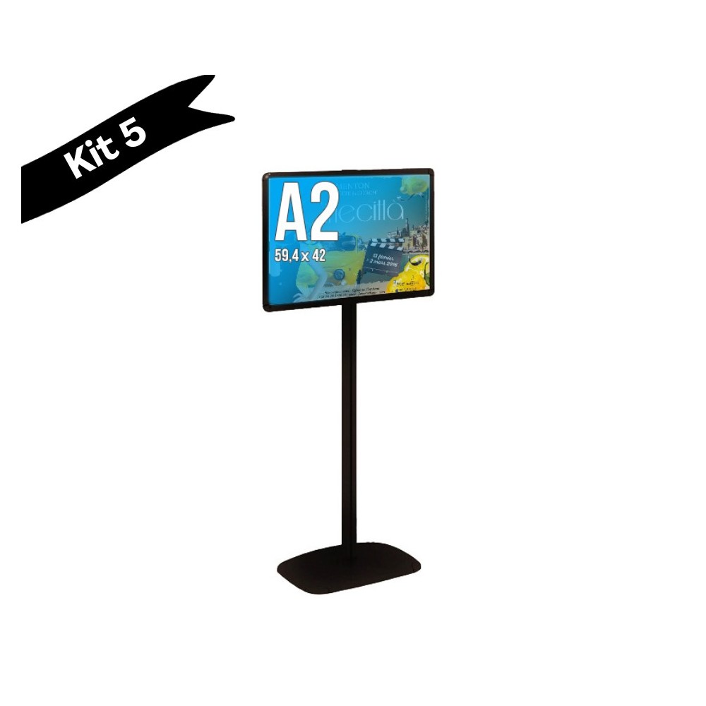 Porte-affiches Cadro-Clic sur pied
