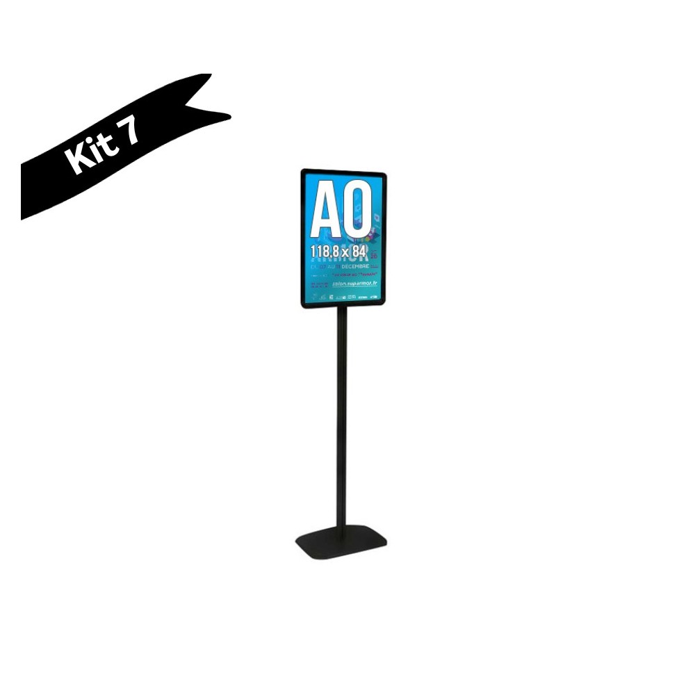 Porte-affiches Cadro-Clic sur pied