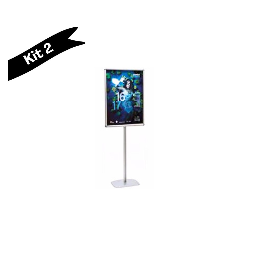 Porte-affiches Cadro-Clic sur pied