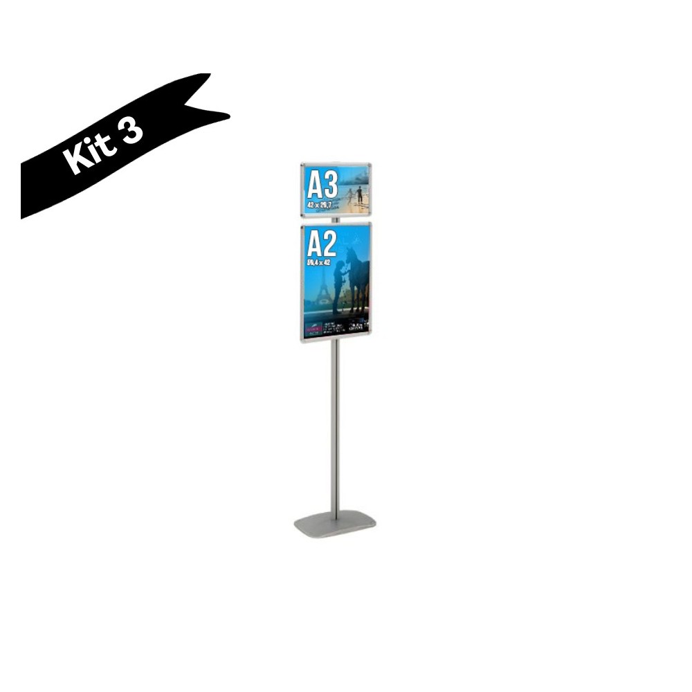 Porte-affiches Cadro-Clic sur pied