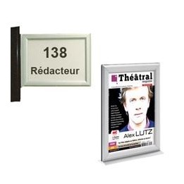 Porte-visuel drapeaux ou sur table