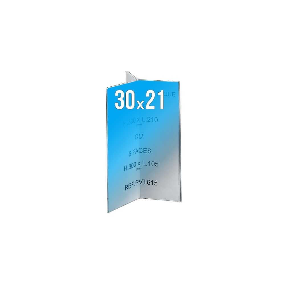 Porte-visuels / Porte-menus triptyques