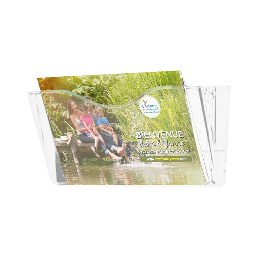Présentoirs muraux à brochures superposables