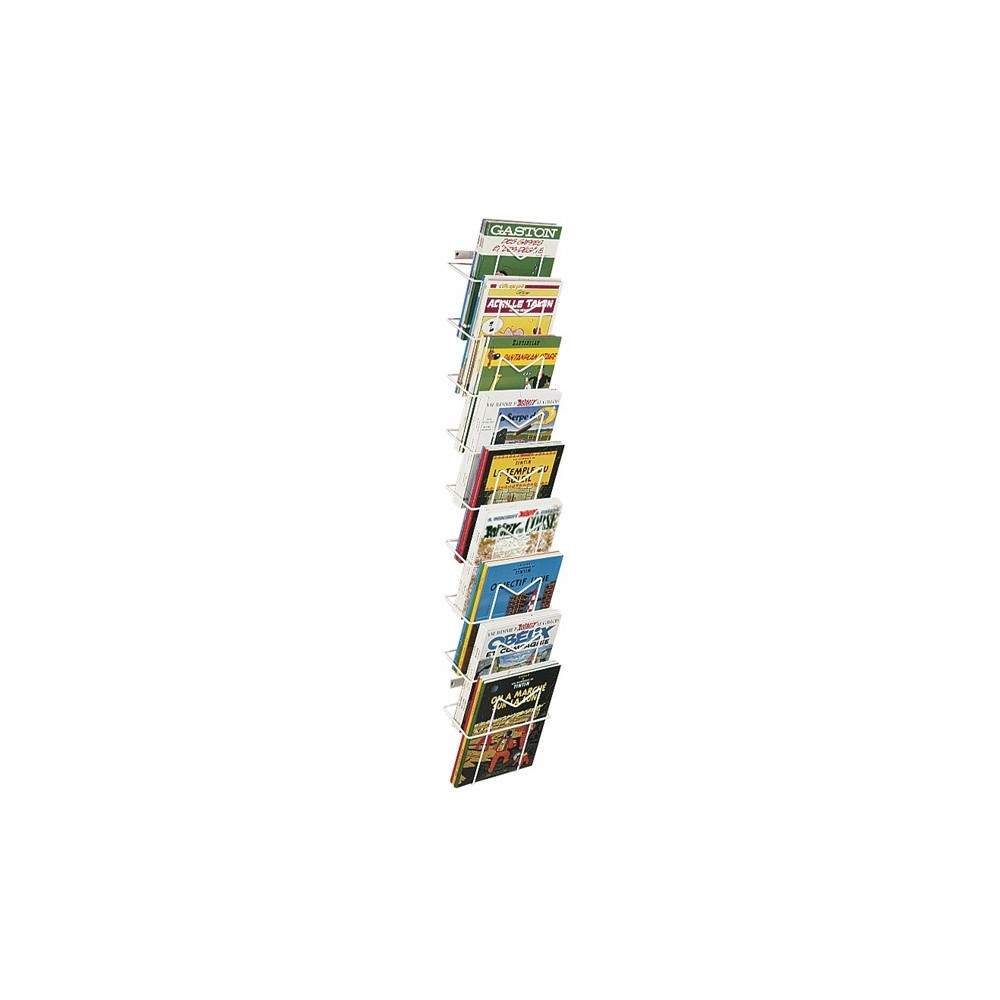 Présentoir mural pour brochures 9 cases A4