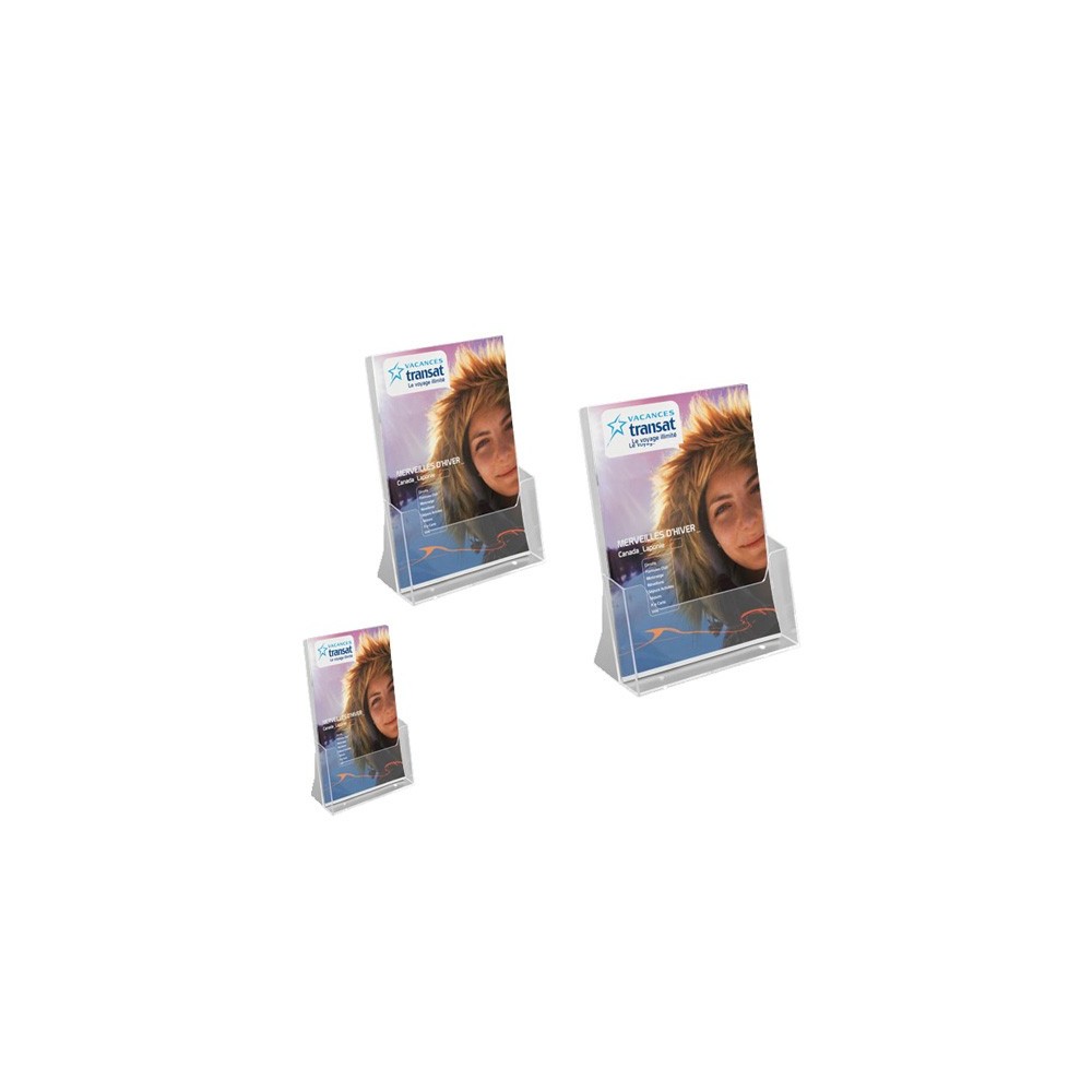 Porte-brochures de comptoir simple-case