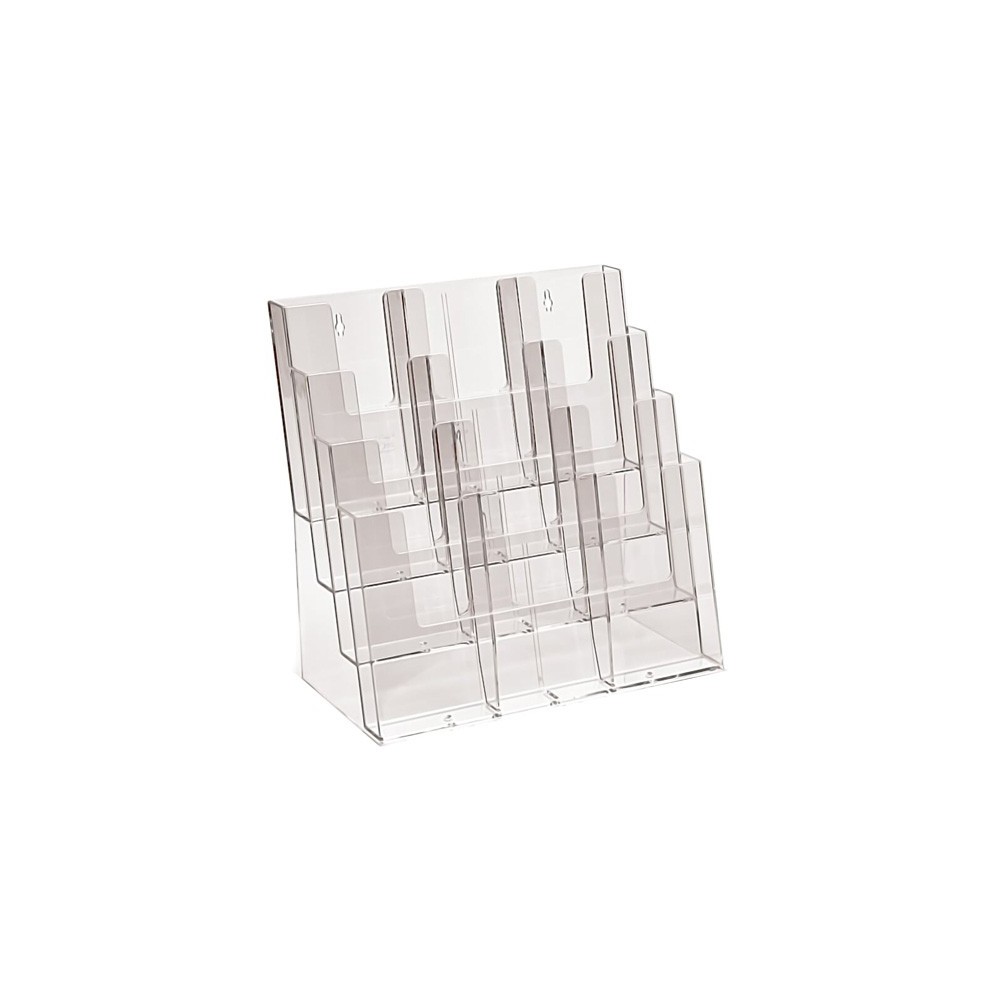 Porte-brochures de comptoir multi-cases