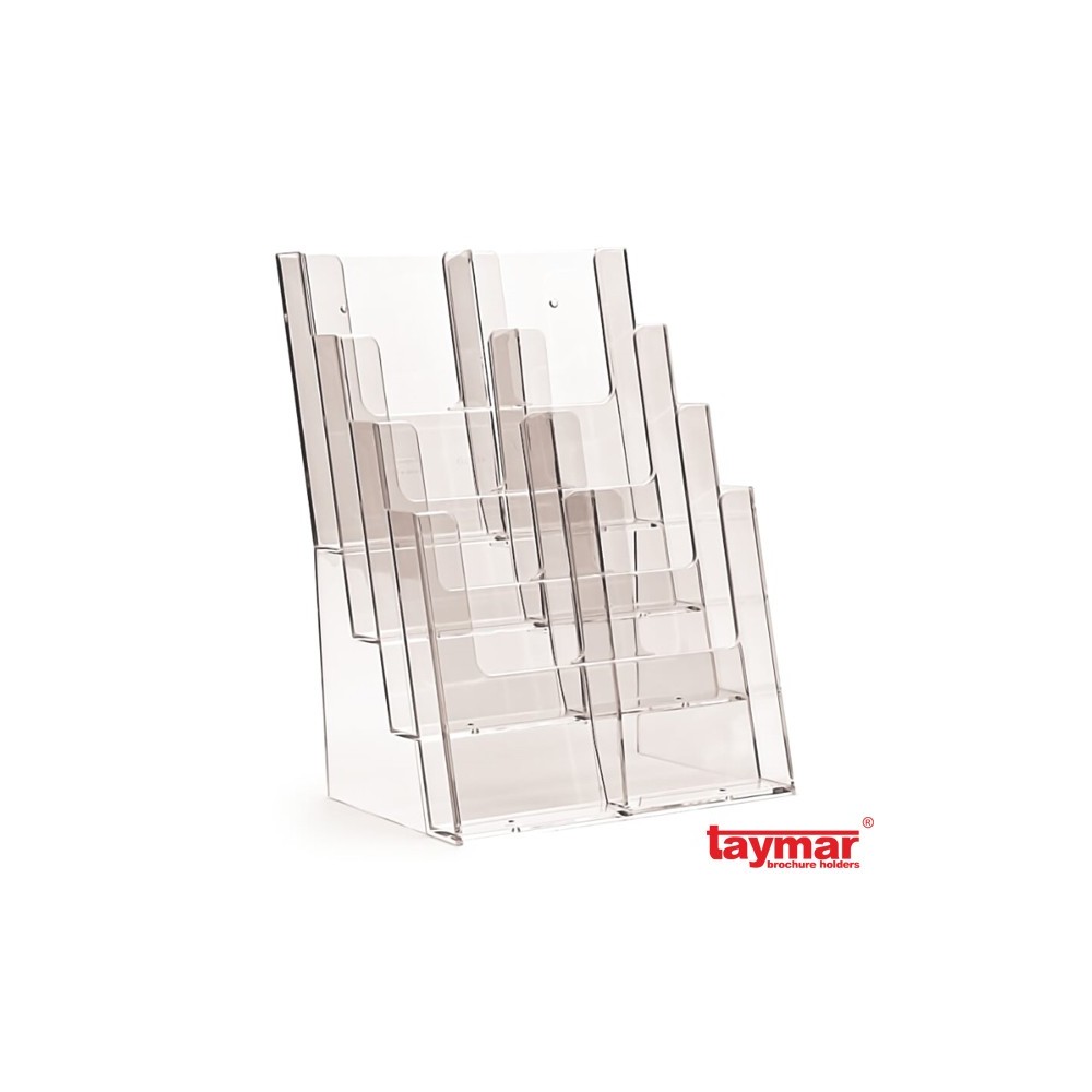 Porte-brochures de comptoir multi-cases