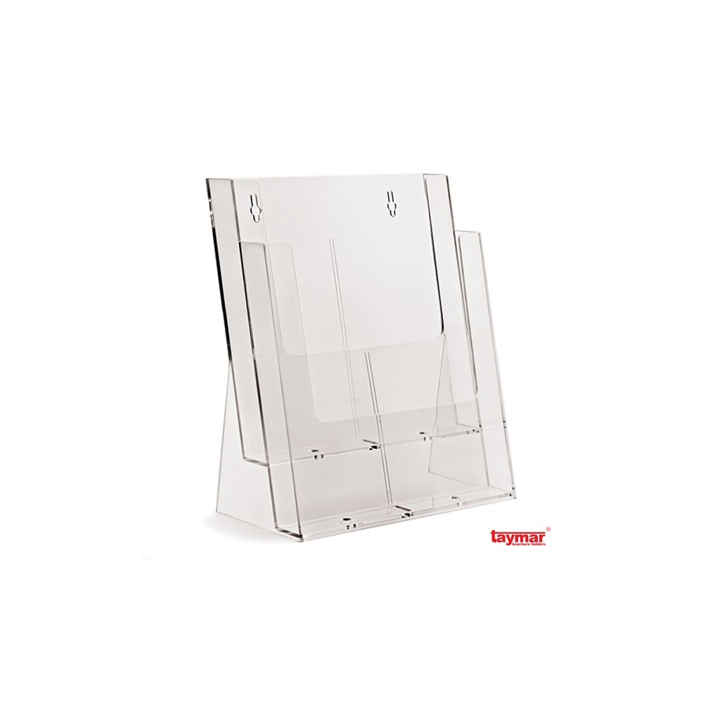 Porte-brochures de comptoir multi-cases