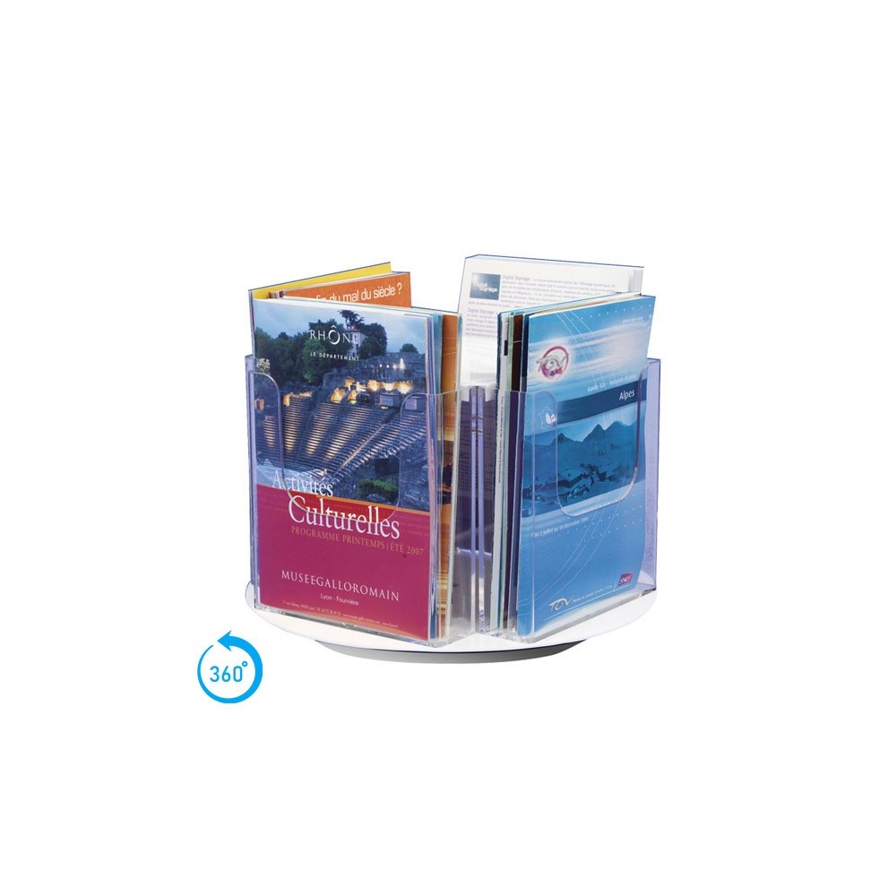 Tourniquets de comptoir 4 cases - Différents formats