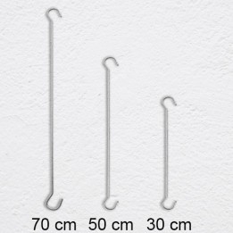 Double crochet de fixation, 30, 50 ou 70 cm