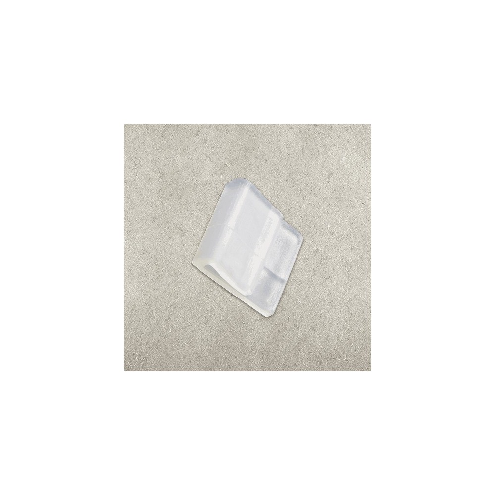 Clip crochet pour faux-plafond avec œillet, transparent