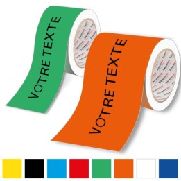 Rouleau de bande au sol adhésif - personnalisable "votre texte"