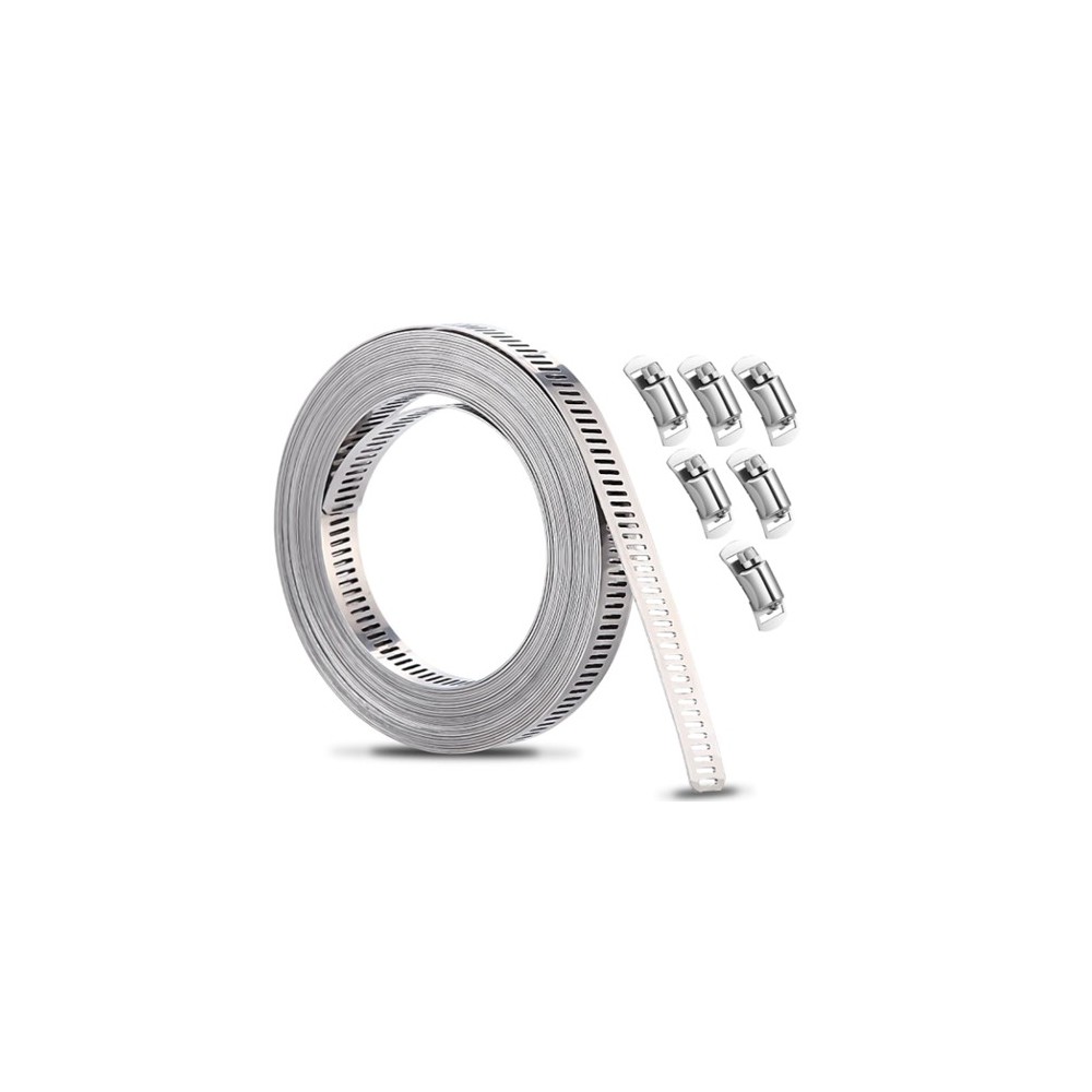 Collier de serrage en Inox pour panneaux