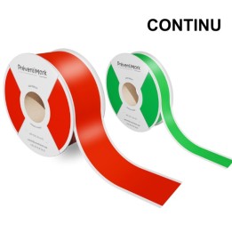 Adhésifs haute résistance en rouleaux continus, blancs ou couleurs unies pour imprimantes MP100