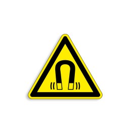 W006 - Champ magnétique, Étiquettes et panneaux de Danger