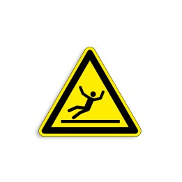 W011 - Surface glissante, Étiquettes et panneaux de Danger
