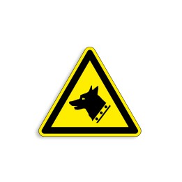 W013 - Chien de garde, Étiquettes et panneaux de Danger