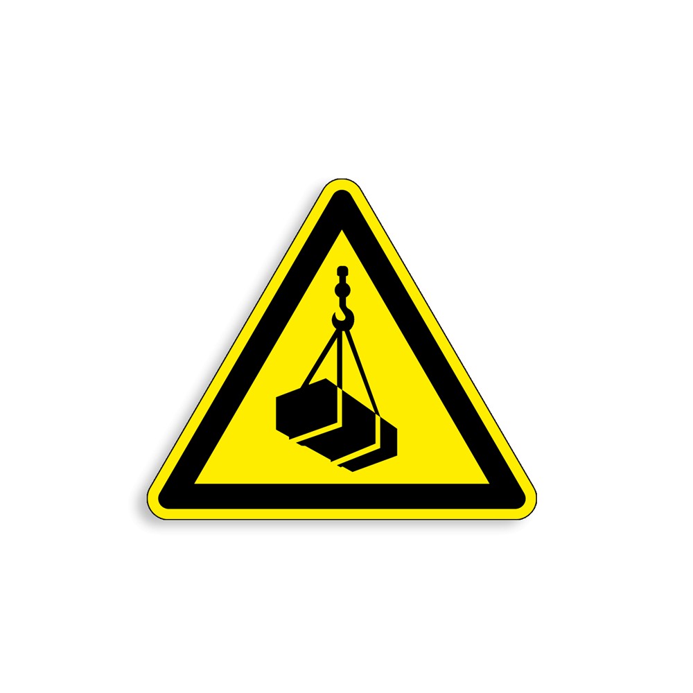 W015 - Charges suspendues, Étiquettes et panneaux de Danger