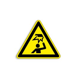 W020 - Obstacle en hauteur, Étiquettes et panneaux de Danger
