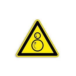 W025 - Rouleaux contrarotatifs, Étiquettes et panneaux de Danger