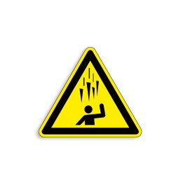 W039 - Pointes de glace en chute, Étiquettes et panneaux de Danger