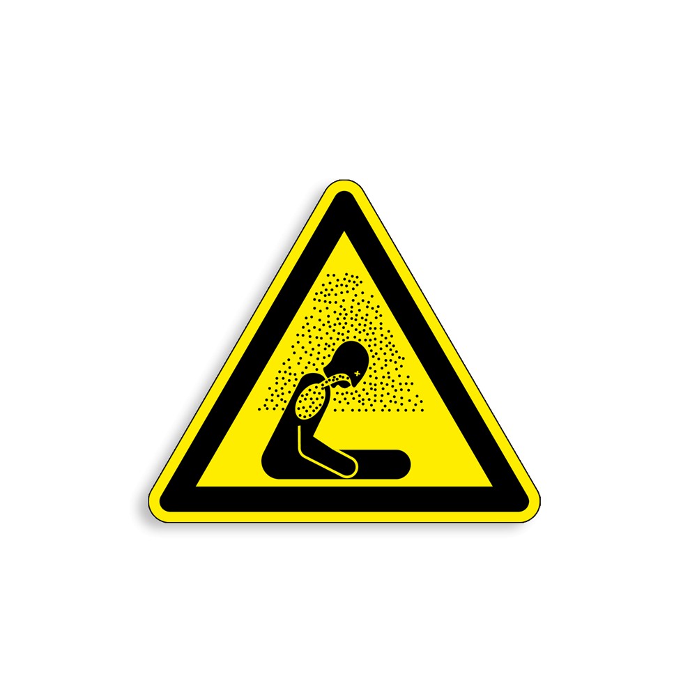 W041 - Atmosphère asphyxiante, Étiquettes et panneaux de Danger