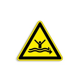 W057 - Courants forts, Étiquettes et panneaux de Danger