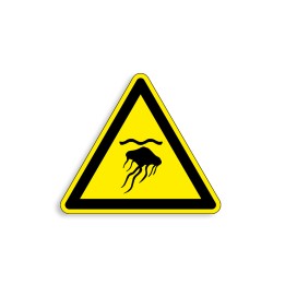 W069 - Danger méduses, Étiquettes et panneaux de Danger