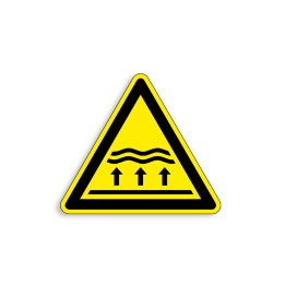 W077 - Zone inondable, Étiquettes et panneaux de Danger