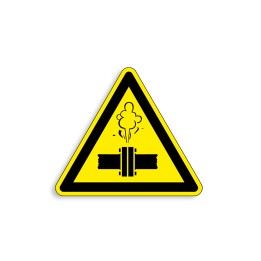 W153 - Vapeurs chaudes, Étiquettes et panneaux de Danger